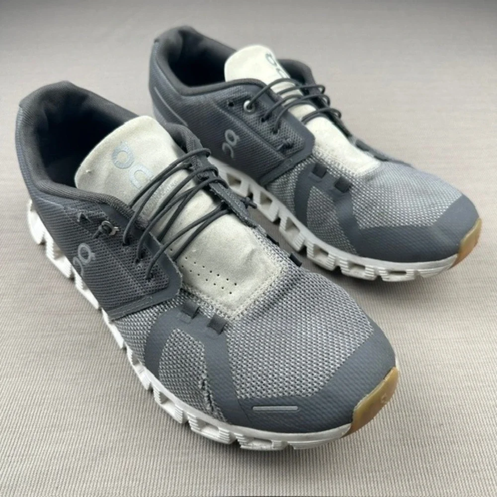 On Cloud 5 Combo Rock Ice Men's Size 10 Gray White 79.98151